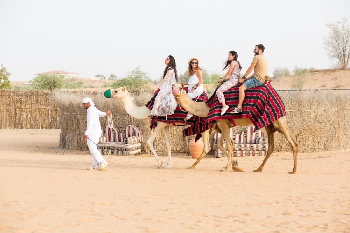 RAK Hot Air Balloon Tour - Camel Ride